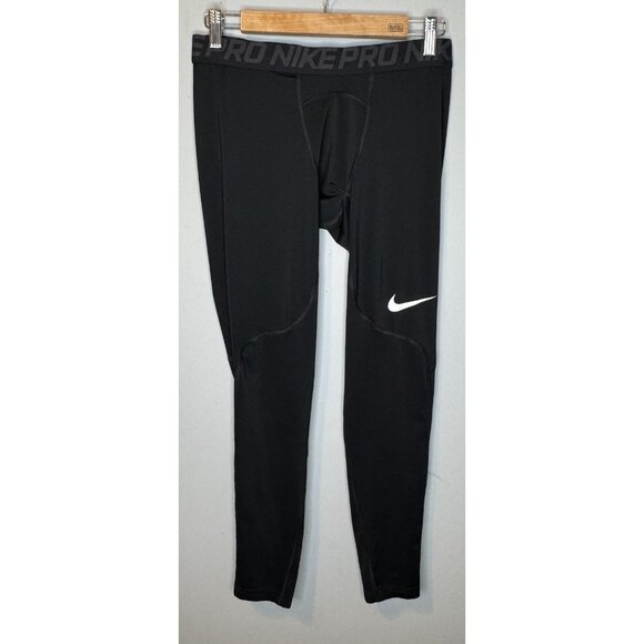 Nike Pro Dri fit Compression Leggings XL Black Extra Large Mens - Picture 1 of 3